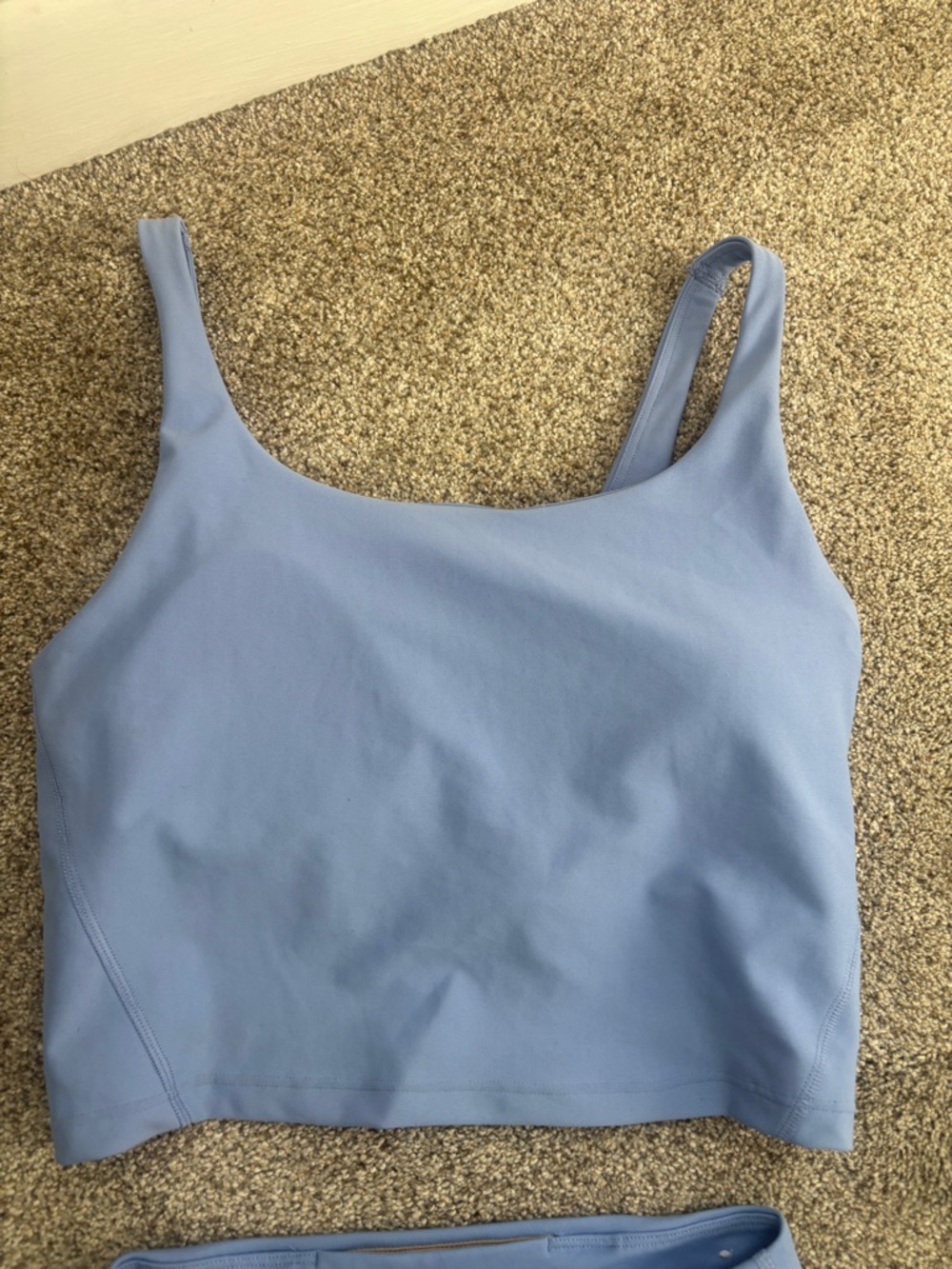 Old Navy Powersoft Go Dry Athletic Set Workout Set Biker Shorts Sports Bra M - Picture 4 of 9